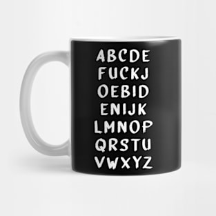 Anti Joe Biden  Alphabet Mug